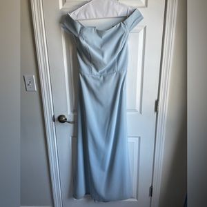 Dessy Collection Bridesmaids Dress in Mist